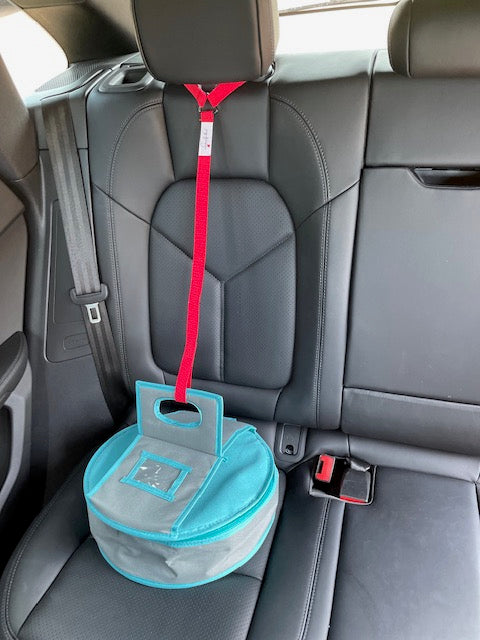 a Strap For That™ patent-pending Red Handbag Halter