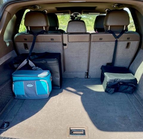 a Strap For That™  Black Save On 4 Pack passenger seat bag securing strap