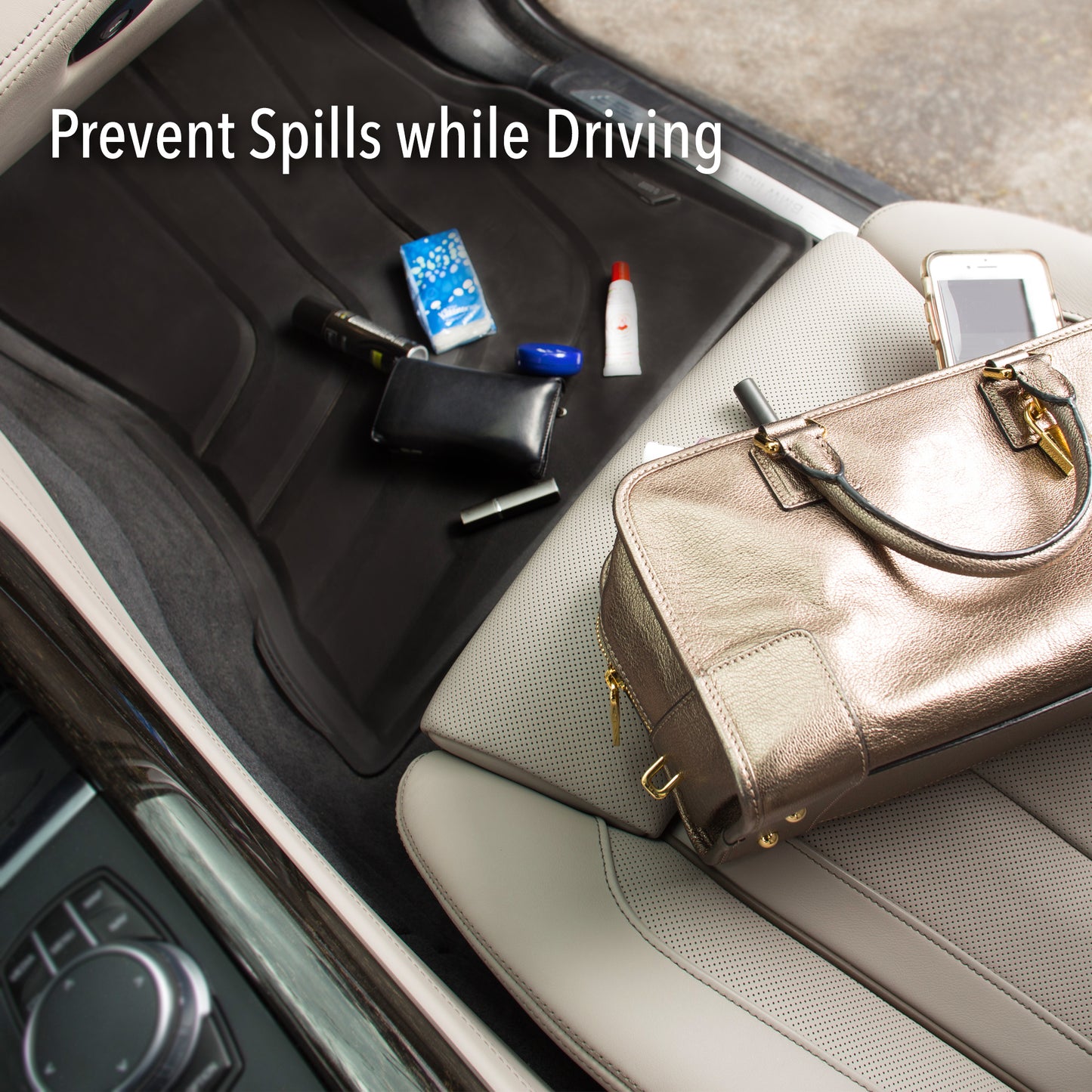 a Strap For That™   Save More 3 Pack  Black passenger seat bag securing strap